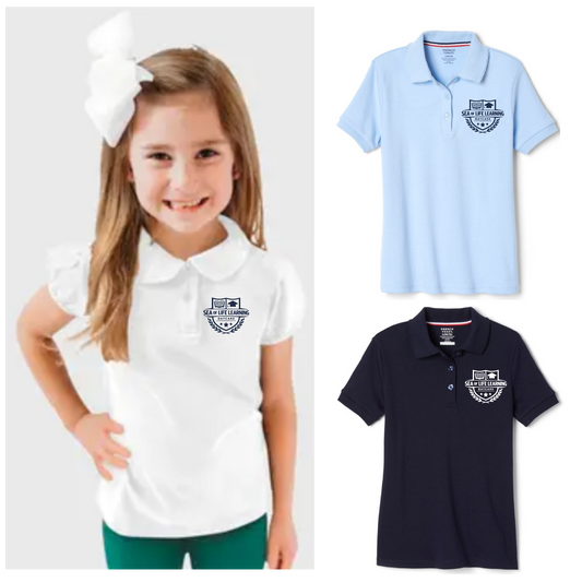 Girls Short Sleeve Polo Shirt