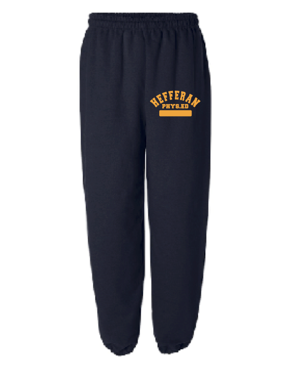 Hefferan Elementary School Gym Sweatpants Blue