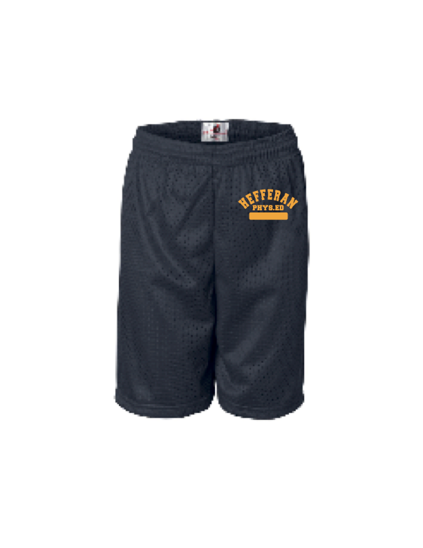 Hefferan Elementary School Gym Uniform Shorts Blue/Gold