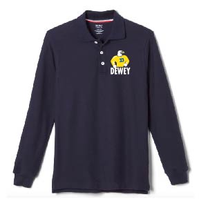 7th and 8th Grade Dewey Long Sleeve Polo