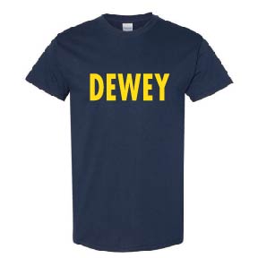 7th and 8th Dewey School Gym Uniform Tee Shirt