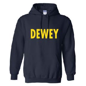 Dewey Navy Pullover-Hoodie