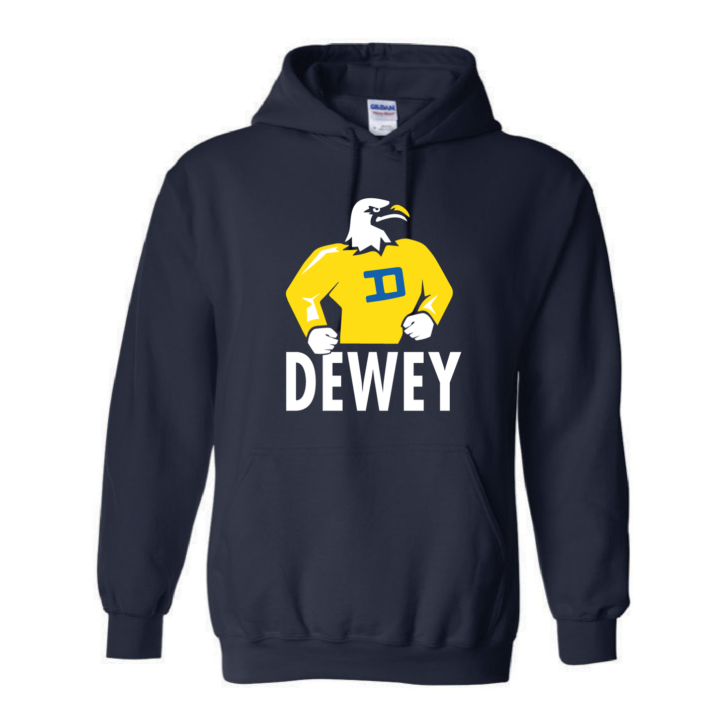 Dewey Navy Pullover-Hoodie