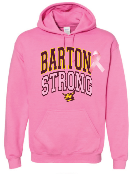 Barton Breast Cancer Awareness Pullover Hooded Sweatshirt