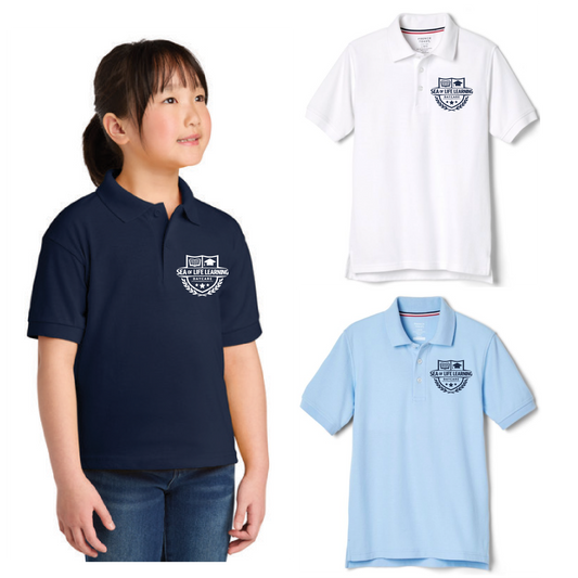 Sea of Learning Unisex Short Sleeve Polo Shirt