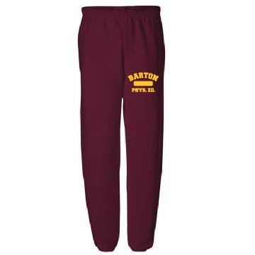 Barton Student Gym Uniform Sweatpants