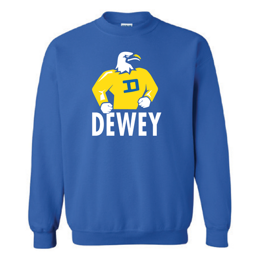 PreK-Through 6th Grade Dewey School Gym Sweatshirts
